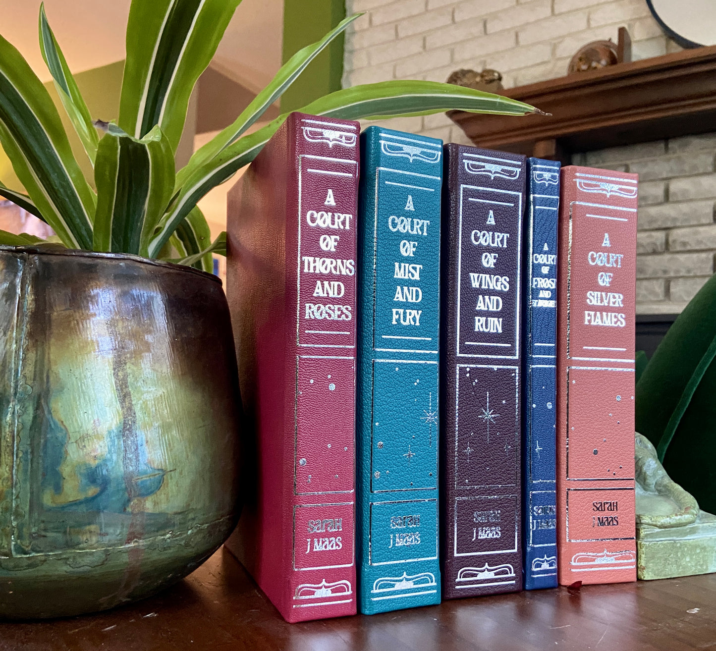 A Court of Thorns and Roses Series by Sarah J Maas - Handmade Leatherbound Collector’s Editions