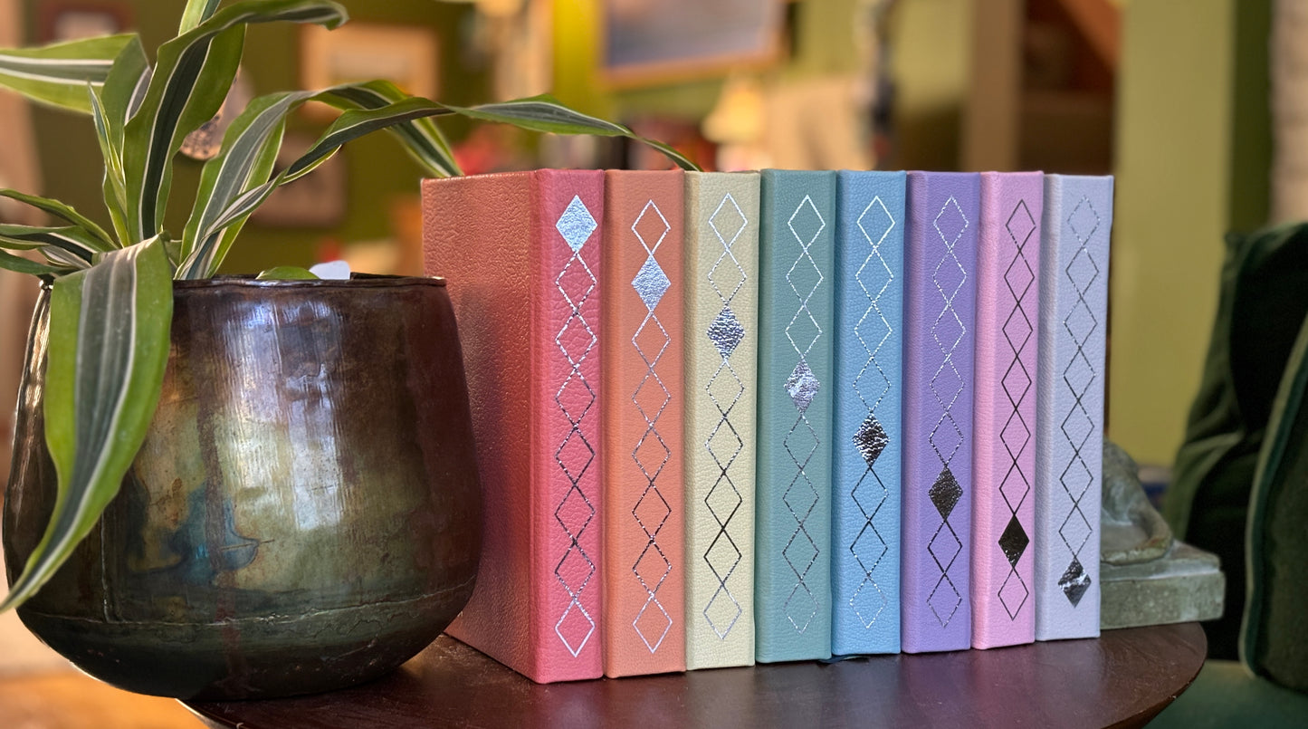 The Bridgerton Series by Julia Quinn - Leatherbound Pastel Rainbow Collector's Editions