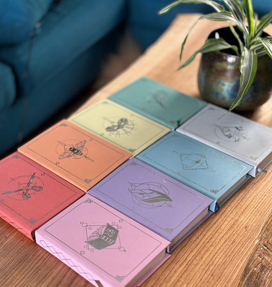 The Bridgerton Series by Julia Quinn - Leatherbound Pastel Rainbow Collector's Editions