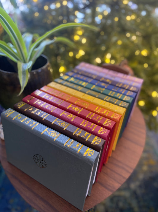 Andrew Lang's Rainbow Fairy Books - Handmade Leatherbound Collector’s Editions