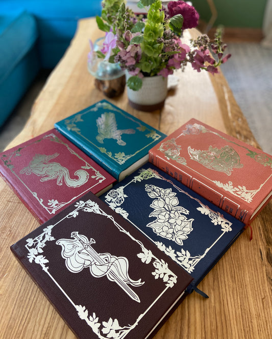 A Court of Thorns and Roses Series by Sarah J Maas - Handmade Leatherbound Collector’s Editions