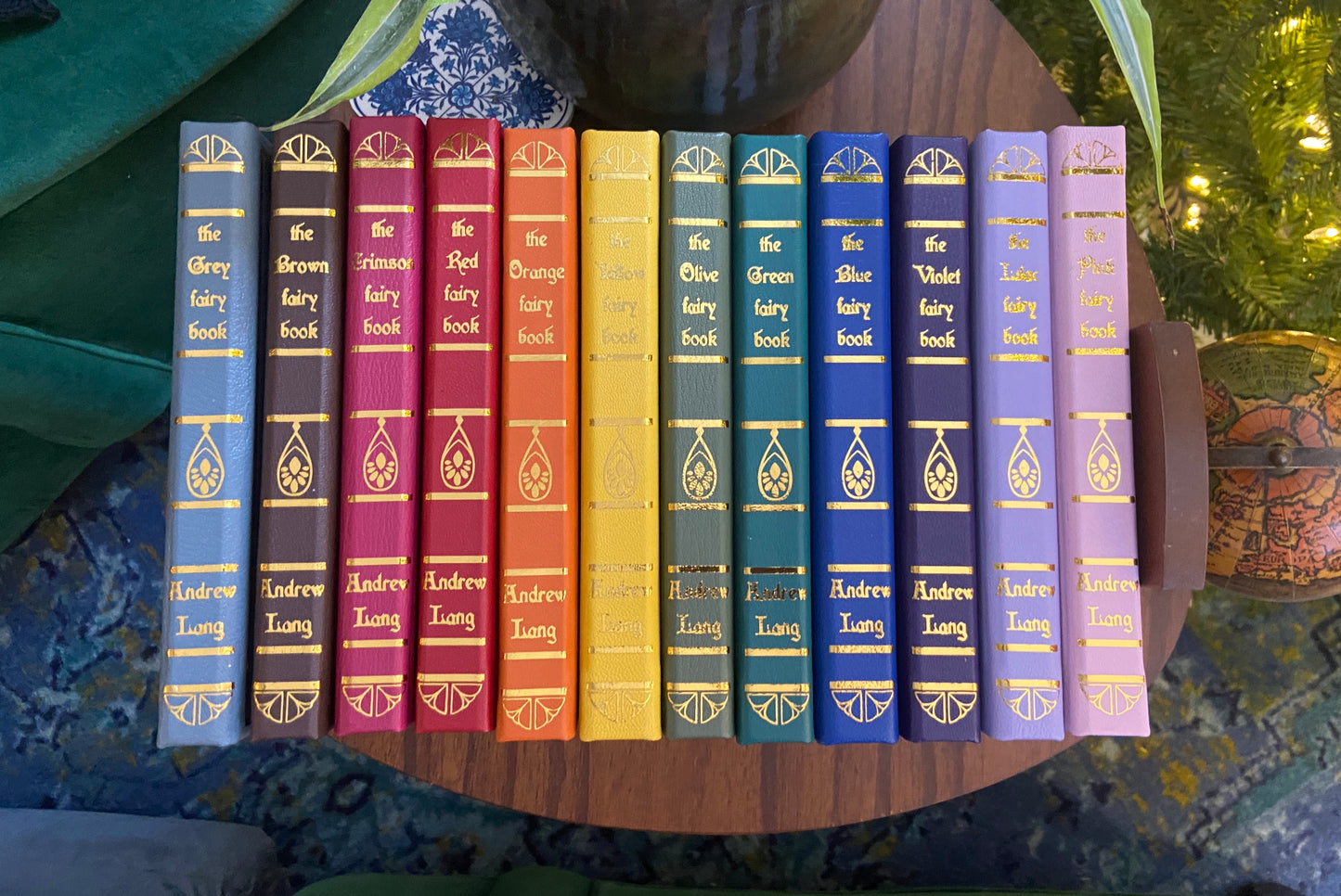 Andrew Lang's Rainbow Fairy Books - Handmade Leatherbound Collector’s Editions