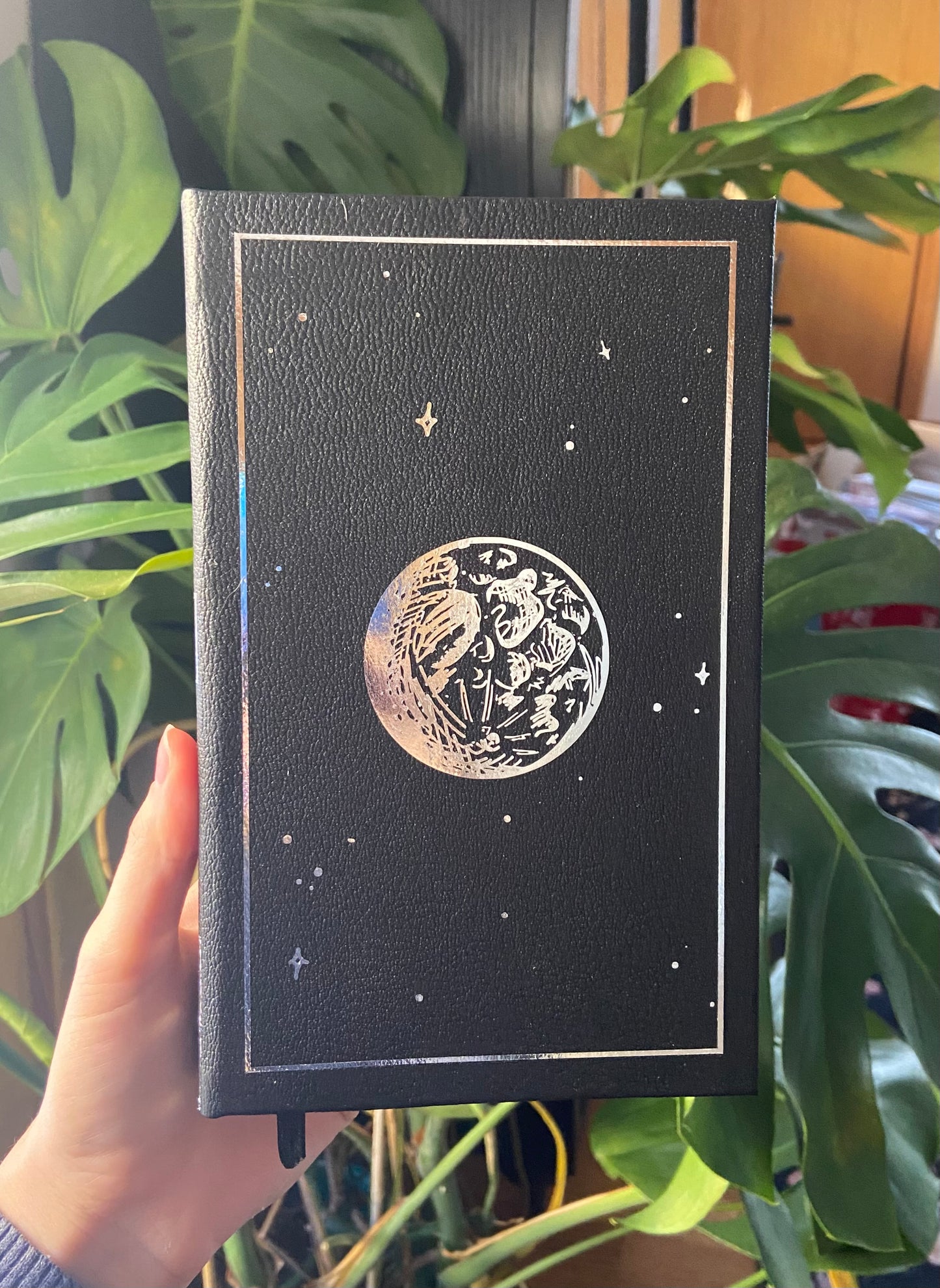 The Moon is a Harsh Mistress by Robert A Heinlein - Handmade Leatherbound Collector’s Edition