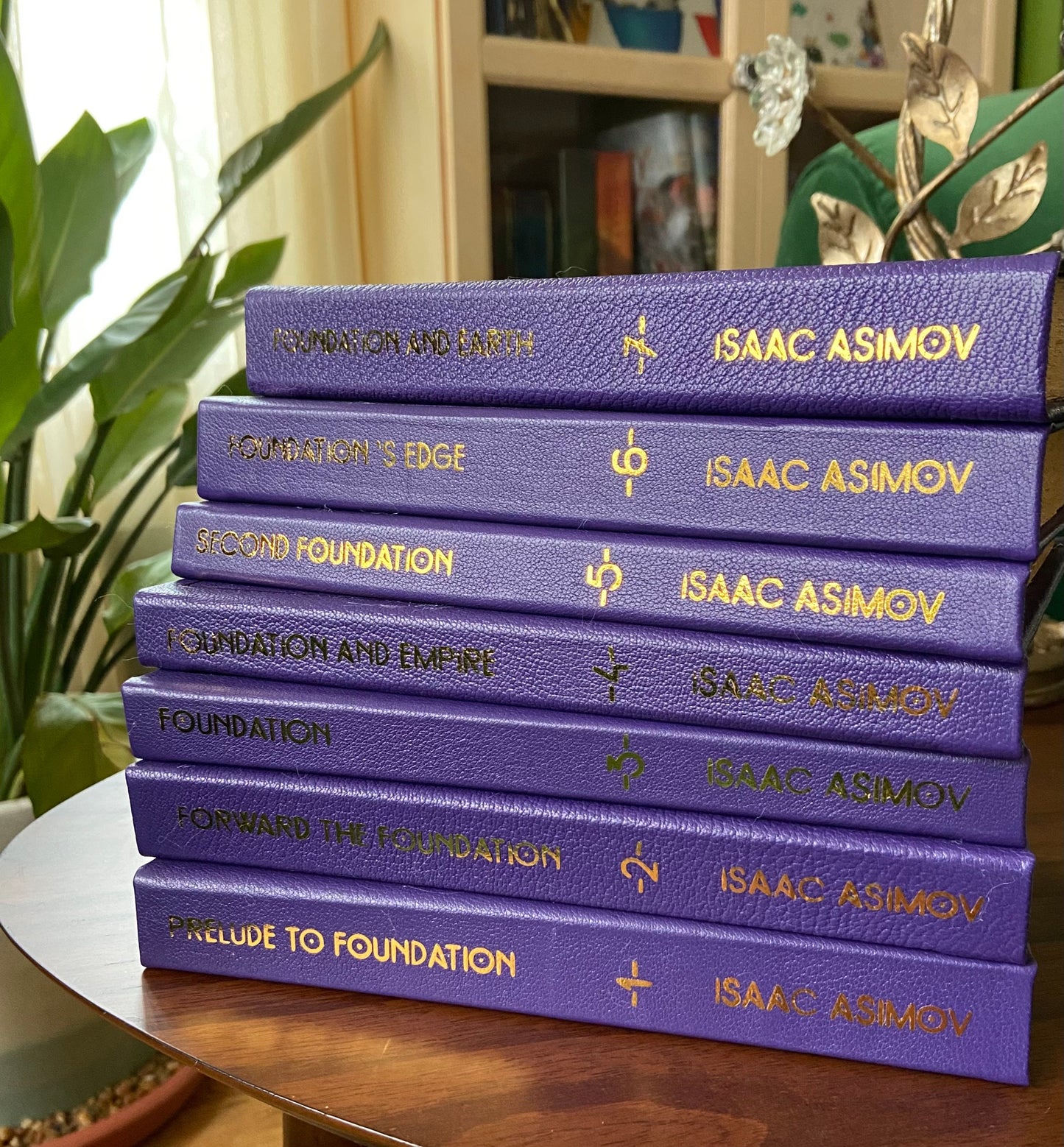 The Foundation Series by Isaac Asimov - Leatherbound Collector's Editions